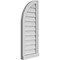 Ekena Millwork Quarter Round Top Left Surface Mount PVC Gable Vent w/ 2"W x 2"P Brickmould Sill Frame, 14"W x 34"H GVPQL14X3403SN - alternate 3